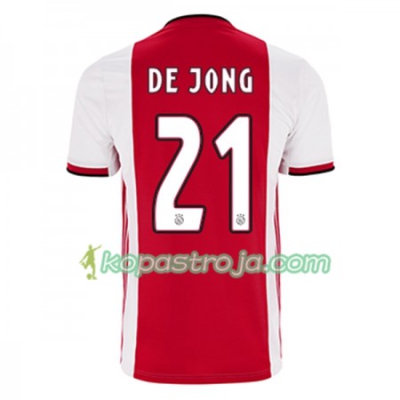 Billiga Fotbollströjor AFC Ajax Frenkie de Jong 21 Hemma tröja 2019/20 Kortärmad